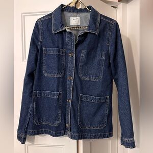 Beautiful utilitarian Denim blue jeans jacket